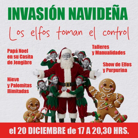 ¡Invasión navideña! Los elfos toman el control.