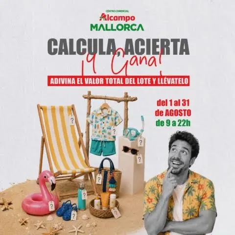 Evento: El Lote del Verano: calcula, acierta y gana en el CC Alcampo Mallorca