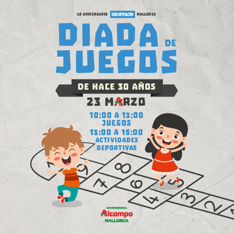 ¡Celebremos juntos el 30 aniversario de Decathlon en Alcampo! Díada de Juegos 