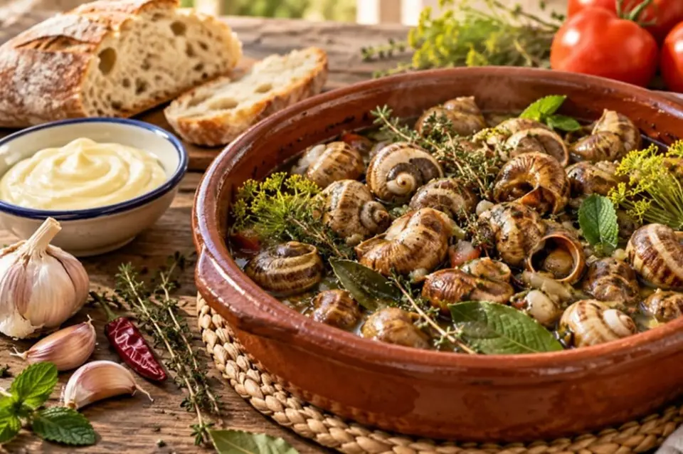 Receta caracoles mallorquines: paso a paso