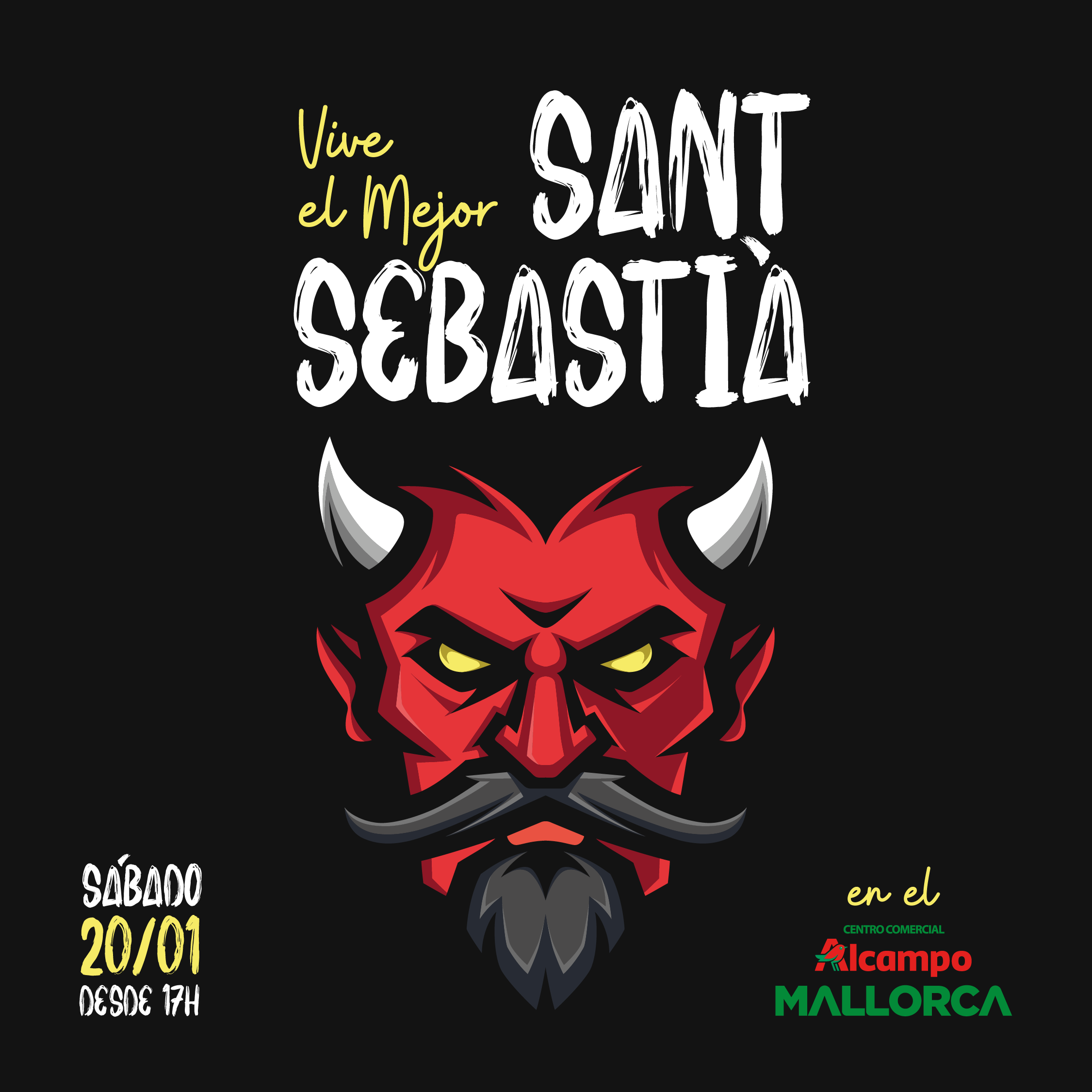 Foto noticia: Sant Sebastià en el CC Alcampo Mallorca: sorteos y fiesta
