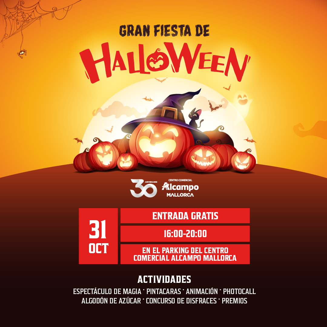 Foto noticia: Fiesta de Halloween en Alcampo Mallorca para familias