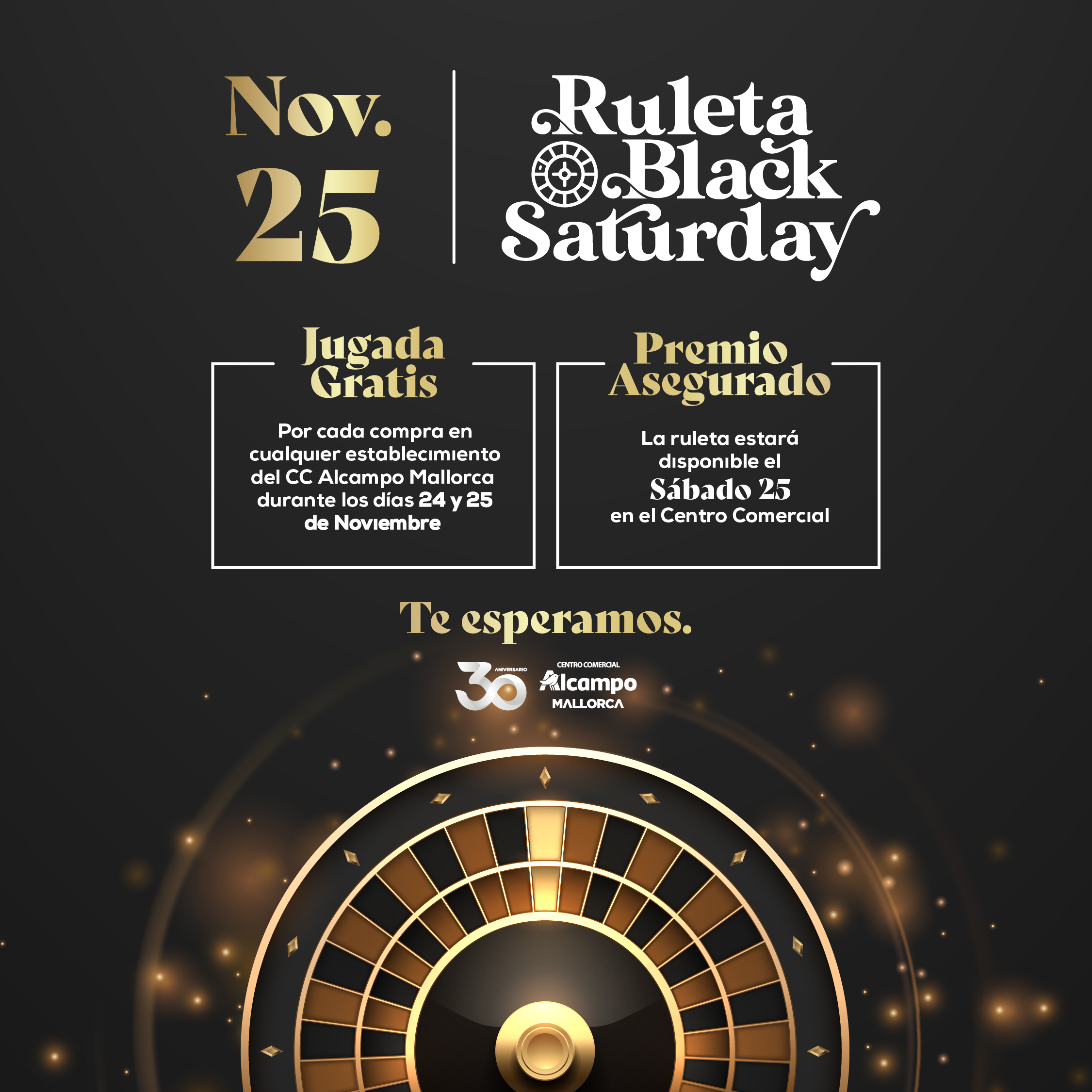 Foto noticia: Black Friday en Alcampo Mallorca con ruleta y premios