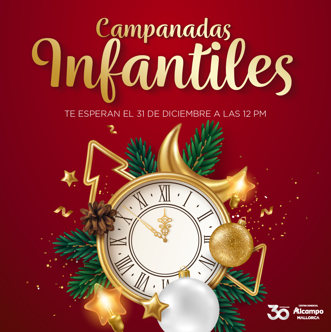 Foto noticia: Campanadas infantiles en Alcampo Mallorca: 31 diciembre