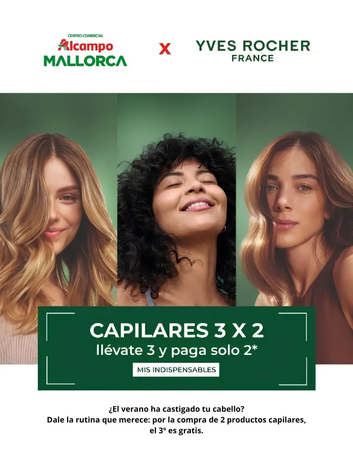 Oferta Cuida tu cabello con Yves Rocher