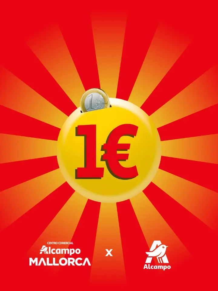 Oferta Vuelven las ofertas a 1 € en Alcampo