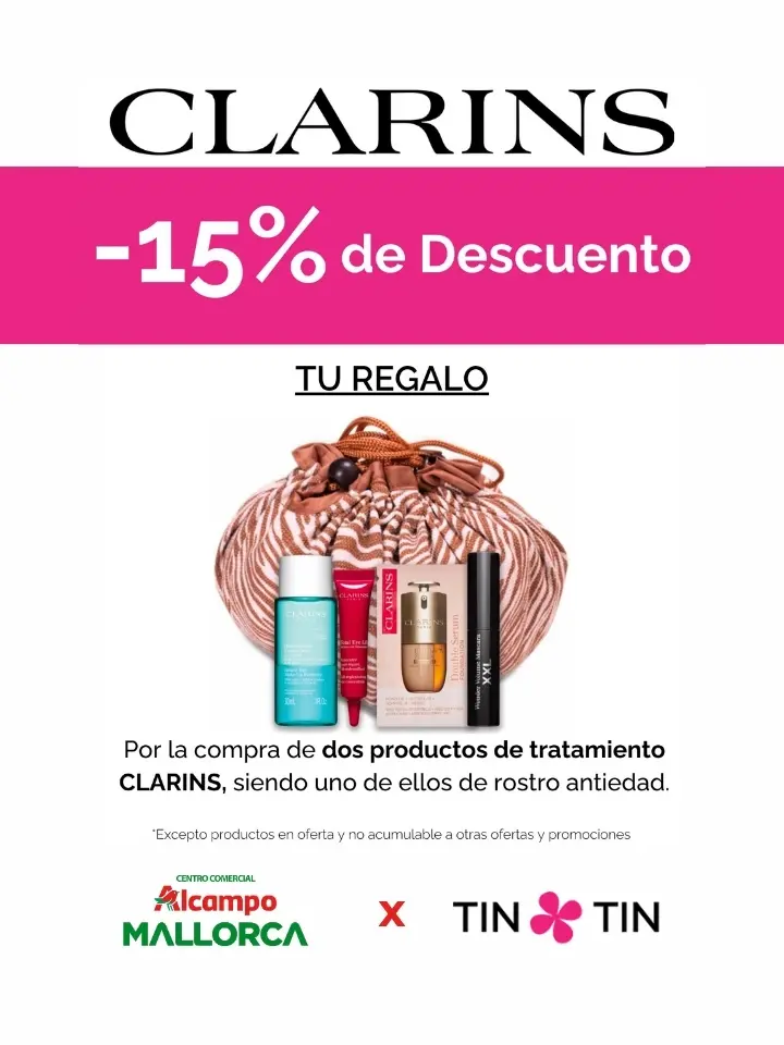 Oferta Cuídate con Clarins