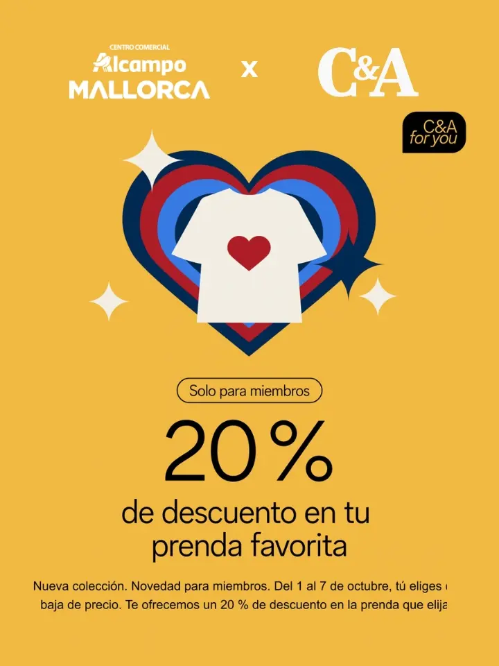 ¡Ahorra en C&A: -20% en tu prenda favorita!